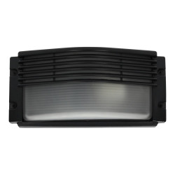 Luz de parede CURVE3 IP54 E27 preto
