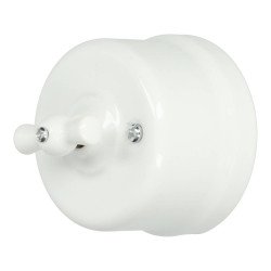 Porcelain vintage 2 way switch