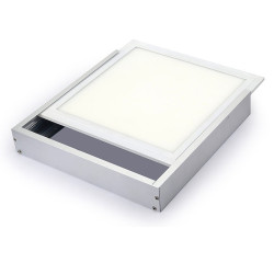 Quadro de alumínio prata para painel 60x60
