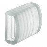 End cap for self-rectifying 220V LED strips