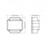 12-48VDC LED push dimmer RF