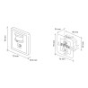 sensor de movimento encastrar 160º
