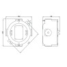 Boîte de jonction industrielle ATEX 4 voies M20 IP66