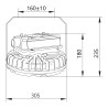 Cloche UFO ATEX LED 100W LUMILEDS - Mean Well