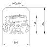 ATEX UFO High Bay LED Light - 200W Lumileds - Mean Well