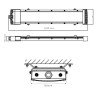 ATEX Waterproof led lamp SLIM 50W 1200mm