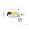 Metal cable gland ATEX NPT 1/2"