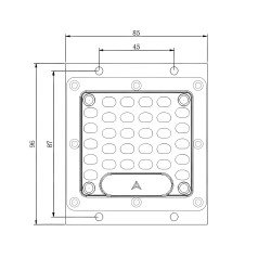 Module LED Bridgelux 30W pour l'éclairage public