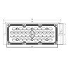 Module LED Bridgelux 36W pour l'éclairage public