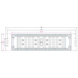 Módulo LED 50W para iluminação pública Bridgelux