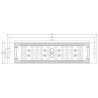 Module LED Bridgelux 50W pour l'éclairage public