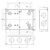 150x110x70mm waterproof junction box