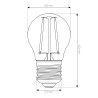 LED Filament Bulb - Vintage-Style, 4W 360º