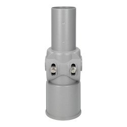 Hinged bracket for streetlight Ø 60mm - pole 80mm