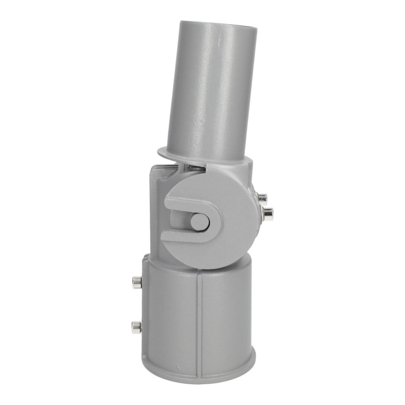 Hinged bracket for streetlight Ø 60mm - pole 80mm