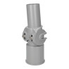 Support articulé pour lampadaire Ø 60mm - poteau 80mm