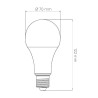Ampoule 12W E27 réglable