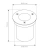 Inground LED light 1W IP65