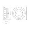 Nicho para as luzes da piscina PAR56
