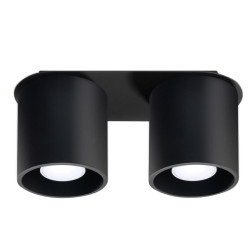 Plafonnier double en aluminium GU10 - Série Orbis
