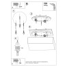 Ceiling lamp HORUS 35 grey
