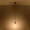 Candeeiro suspenso EDISON preto