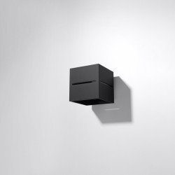 Candeeiro de parede LOBO preto