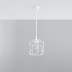 Lampe suspendue CELTA blanc