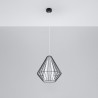Lampe suspendue DEMI noir
