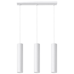 Candeeiro pendente LAGOS 3L branco
