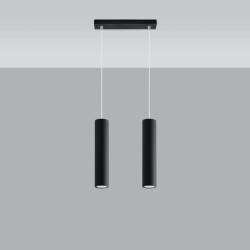 Pendant lamp LAGOS 2 black