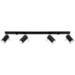 Plafonnier RING 4L noir