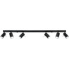 Ceiling lamp RING 6L black