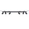 Plafonnier RING 6L noir