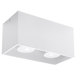 Candeeiro de tecto QUAD branco