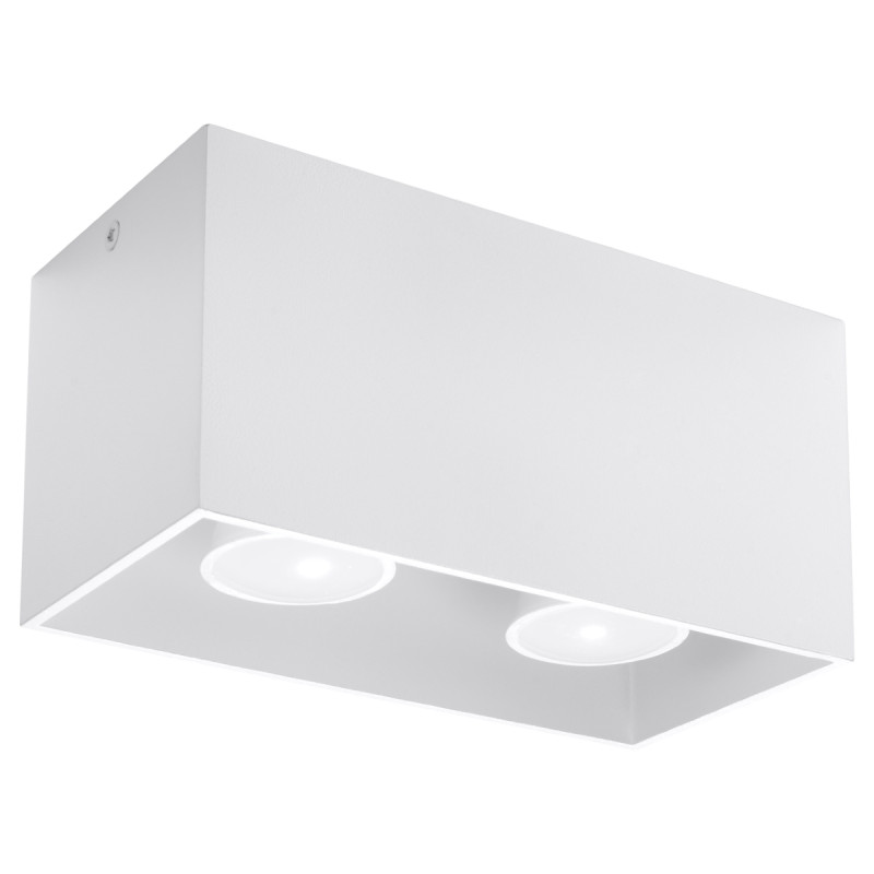 Candeeiro de tecto QUAD branco
