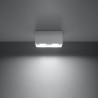 Candeeiro de tecto QUAD branco