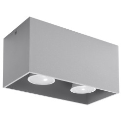 Plafonnier QUAD gris
