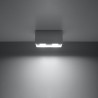 Plafonnier QUAD gris