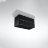 Candeeiro de tecto LOBO 2 preto