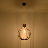Lampe pendante ARANCIA en bois naturel