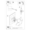 Wall lamp PENTA white