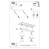 Ceiling lamp OCULARE 2 white
