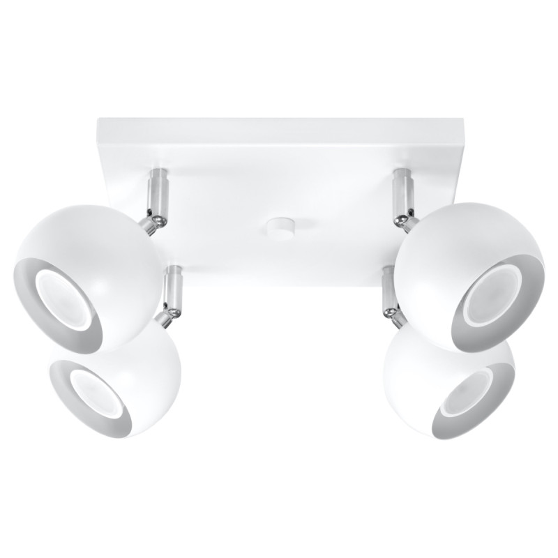 Candeeiro de tecto OCULARE 4 branco
