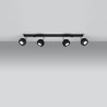 Ceiling lamp OCULARE 4L black