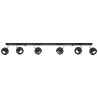 Ceiling lamp OCULARE 6L black