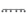 Candeeiro de tecto OCULARE 6L preto