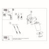 Wall lamp RING 1 grey
