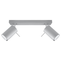 Plafonnier RING 2 gris
