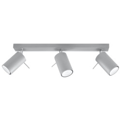 Plafonnier RING 3 gris